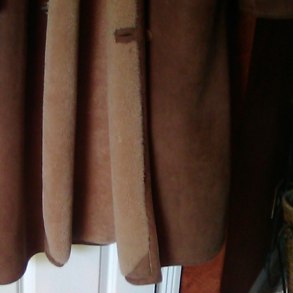 men's full length lamb shearling coat